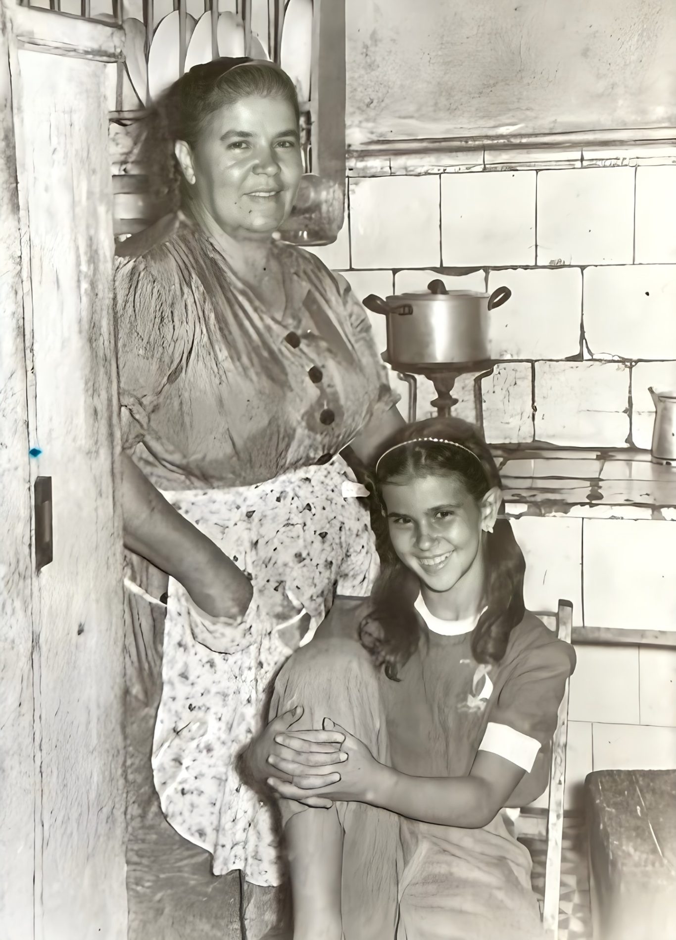 La Iluminada y su hija Irma